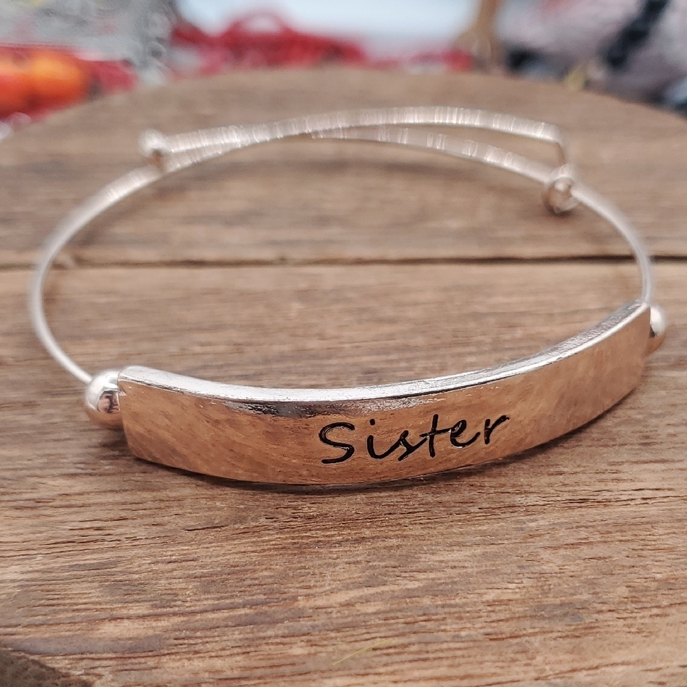 Light‎ Rose Gold Tone Sister Bracelet B3007
